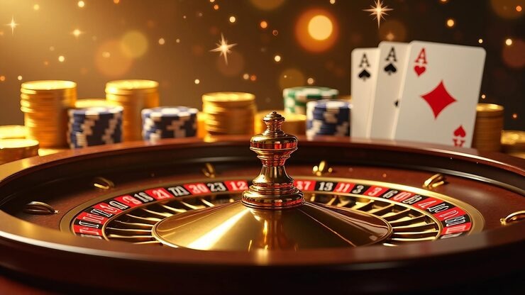 Our baccarat screen places rule notes near the table area Our kevtoto baccarat table interface